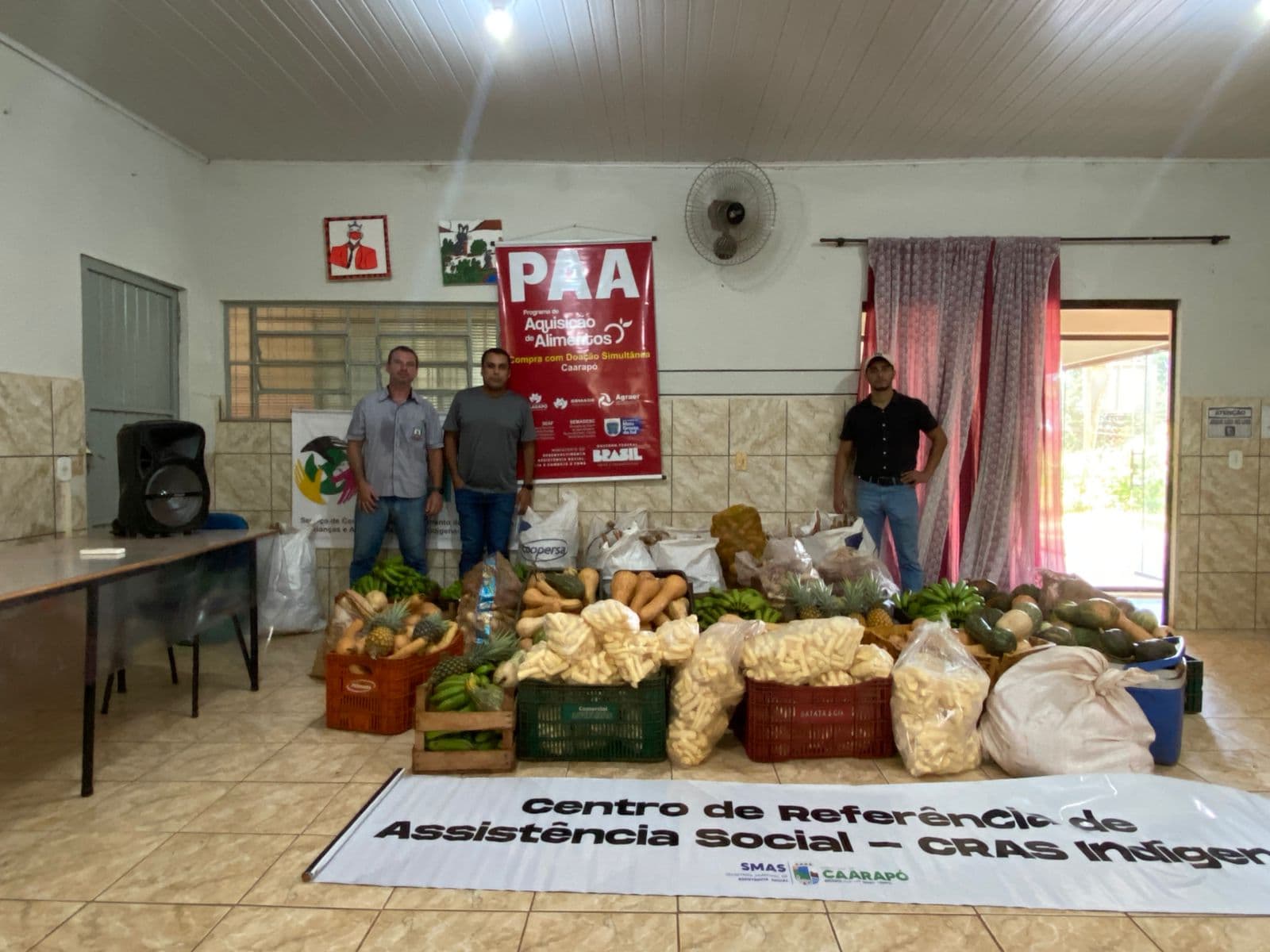 Prefeitura de Caarapó executa PAA Indígena por meio da SEMADE e fortalece segurança alimentar nas aldeias