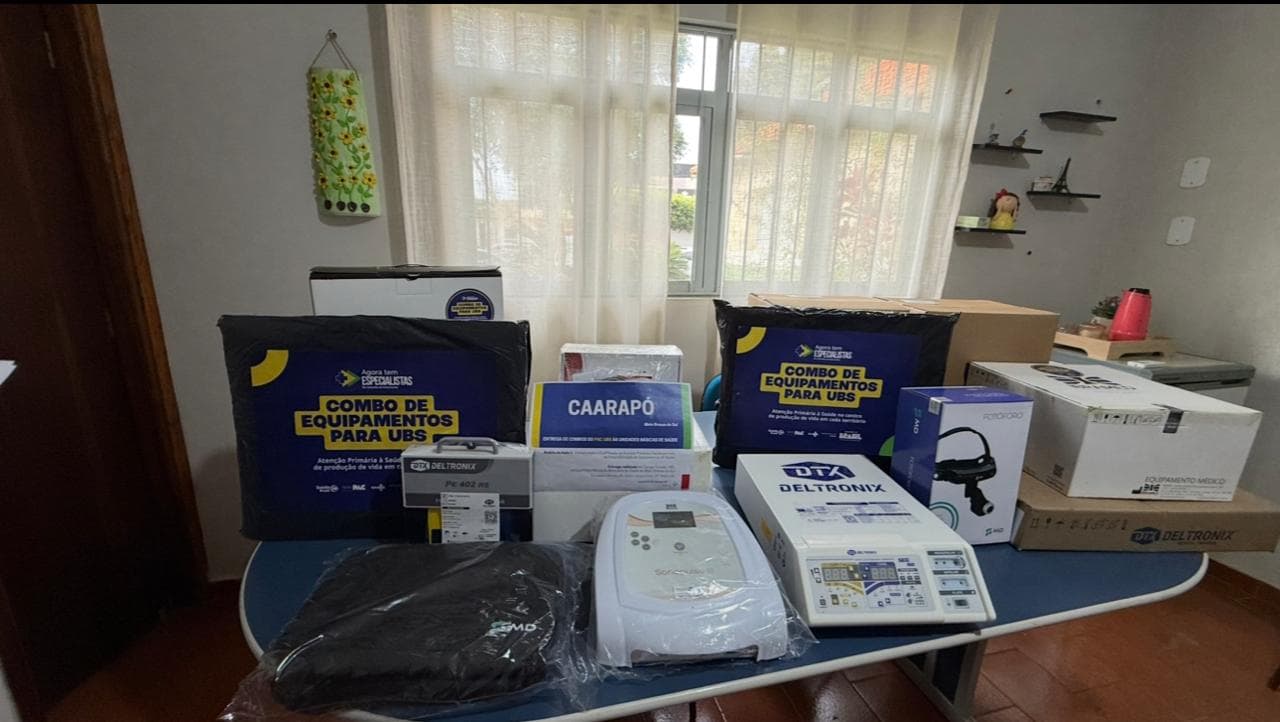 Saúde de Caarapó recebe novos equipamentos e tecnologia para fortalecer atendimento à população