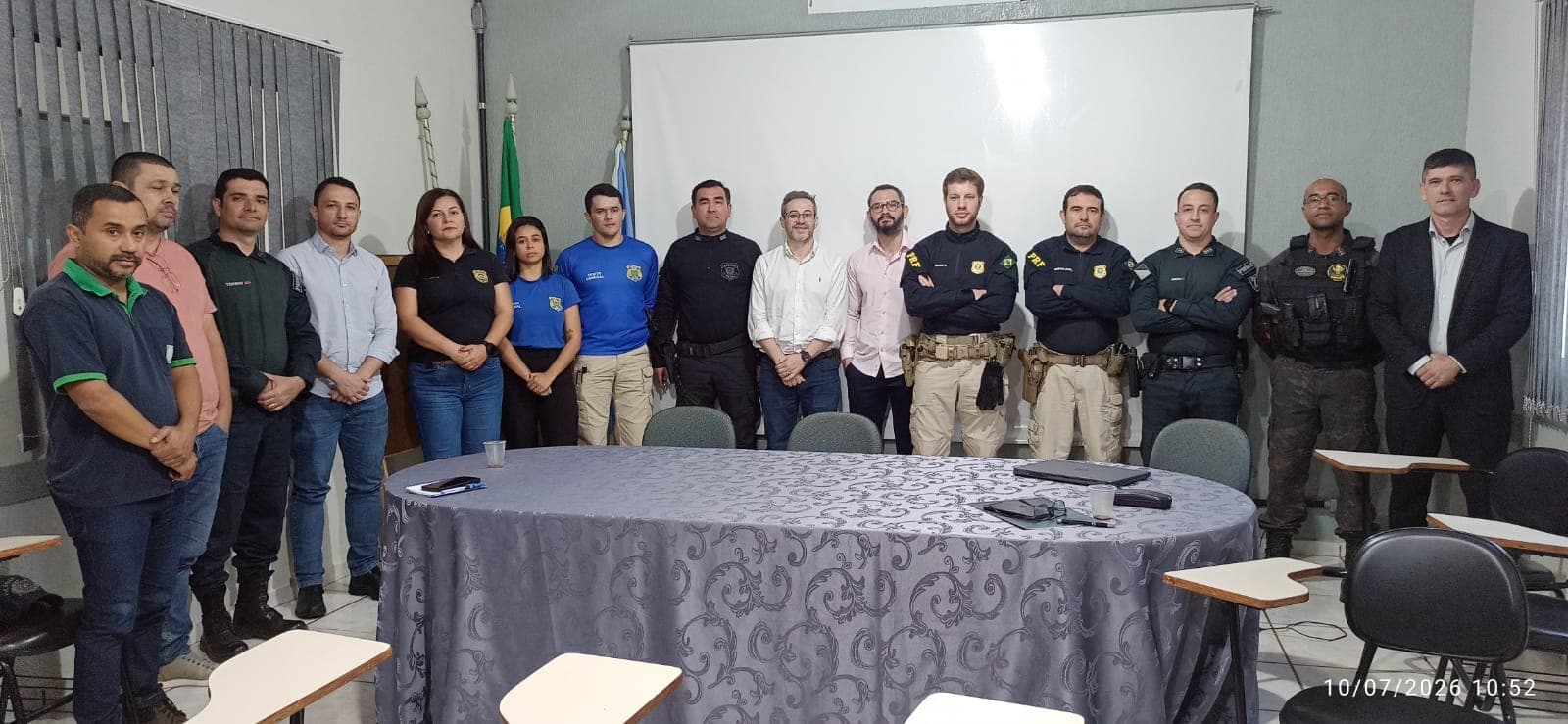 Forças de Segurança Pública realizam reunião estratégica para fortalecer ações integradas em Caarapó
